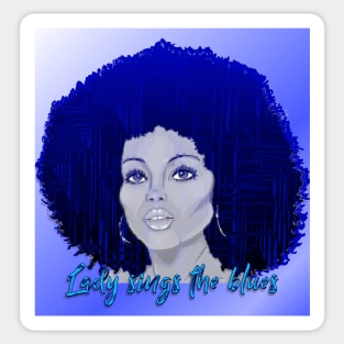 Diana Ross - lady sings the blues Sticker